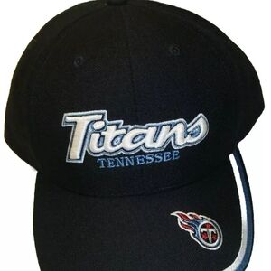 Tennessee Titans Script Logo Mens Adjustable Strapback hat New Nfl
